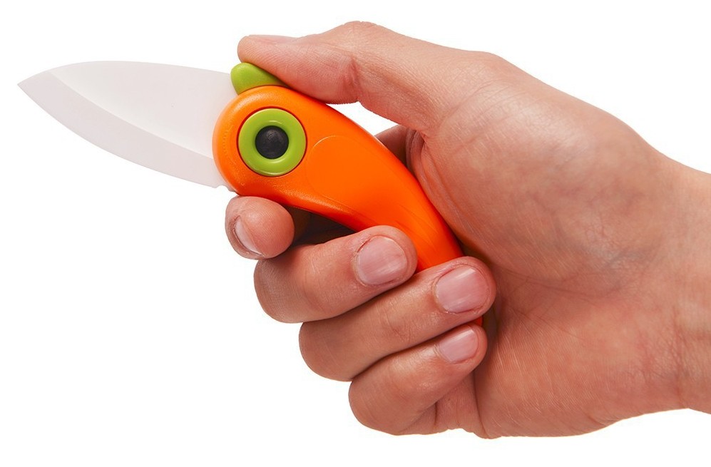 couteau céramique pliant coloré et marrant